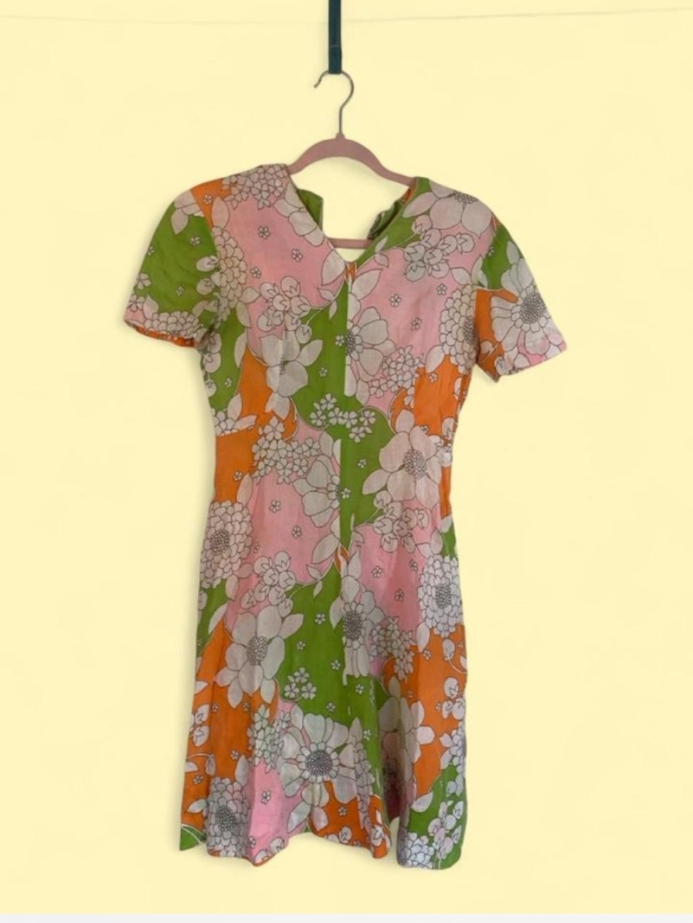 Vintage 60's-70's Handmade Mini Dress